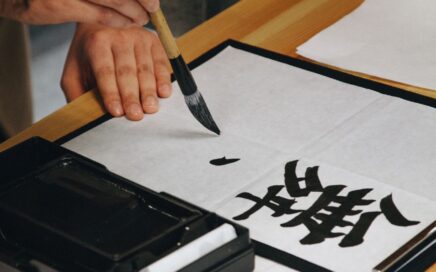 Kanji calligraphy
