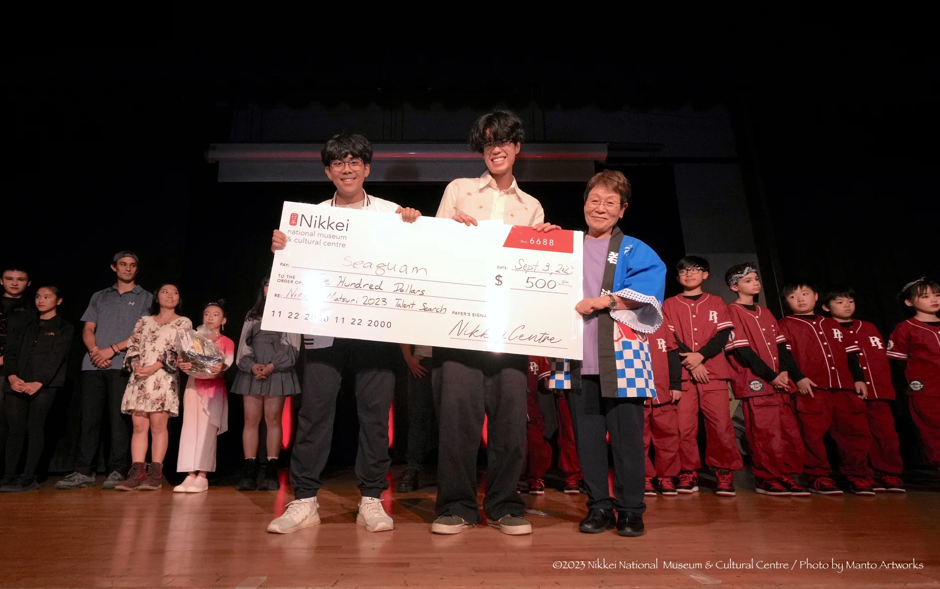 Seaquam Music, first place winners of 2023 Nikkei Matsuri Talent Search