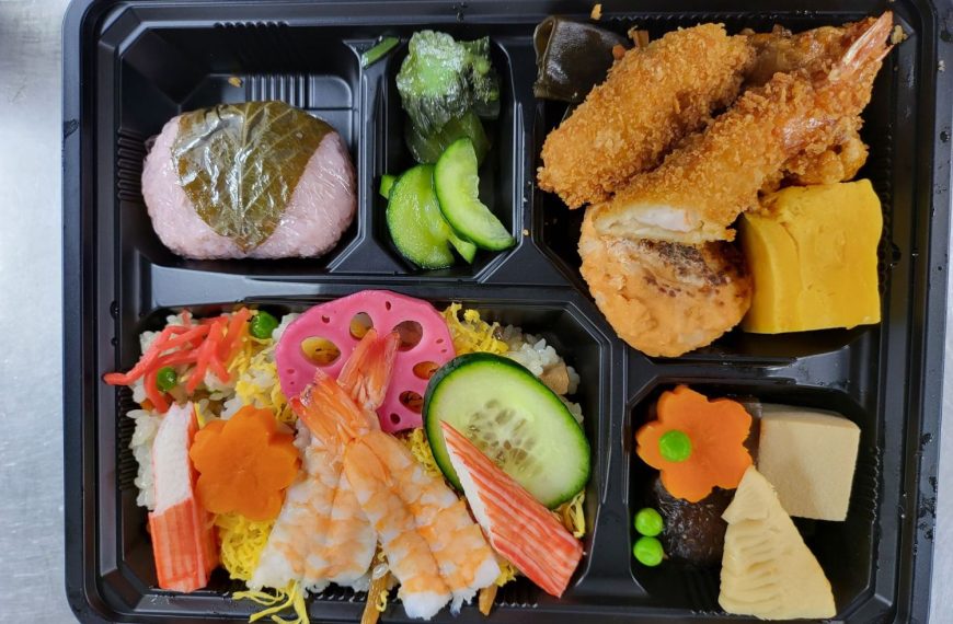 Sakura Bento for your spring picnic