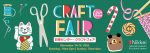 Illustrated craft fair banner with dates November 14 and 15, 2026.