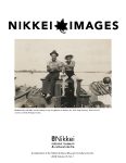 Nikkei Images publication cover with the NIKKEI IMAGES logo at the top. A black and white photo of two men sitting on top of a gillnetter in Sunbury BC, 1935. At the bottom is the NNMCC logo. And writing: A publication of the Nikkei National Museum & Cultural Centre. 2026 Volume 31, No. 1